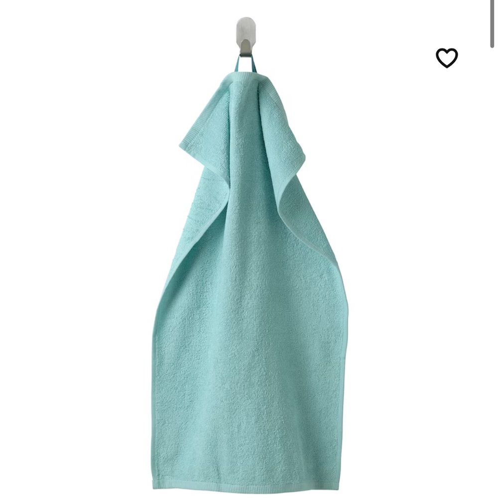 Set of 8 IKEA Dimforsen Bath Sheets Turquoise